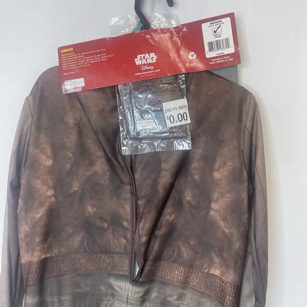Disney Star Wars Rogue One Jyn Erso 3 Piece Set Costume Child Medium (8-10) NEW